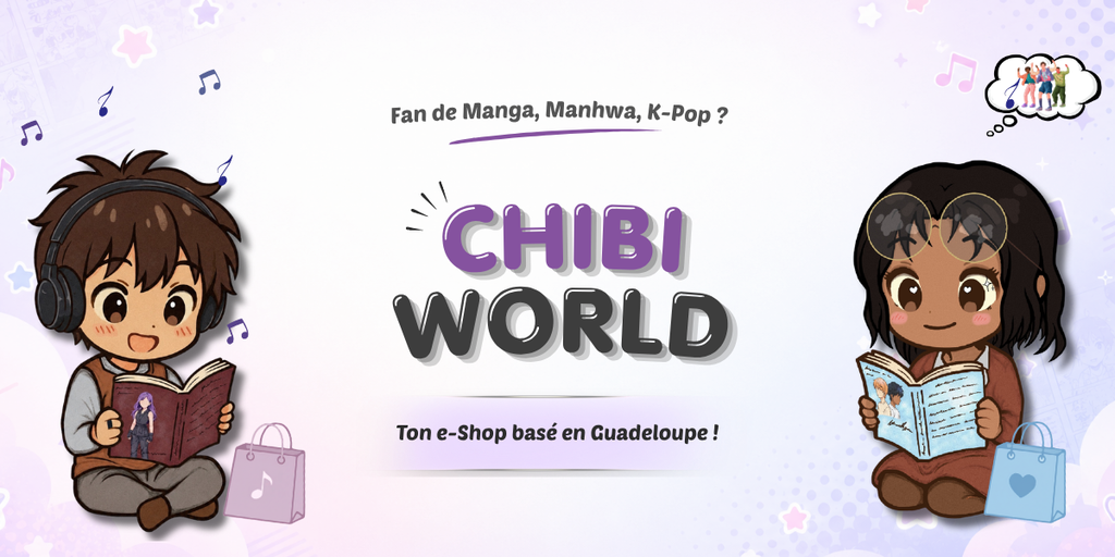 Votre boutique en ligne de manga, manhwa, K-POP en Guadeloupe !