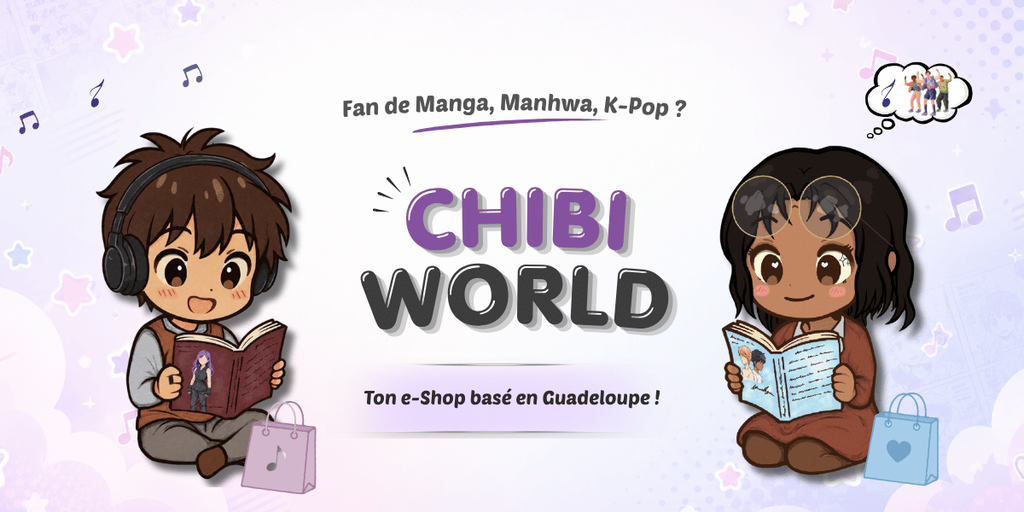 Votre boutique en ligne de manga, manhwa, K-POP en Guadeloupe !