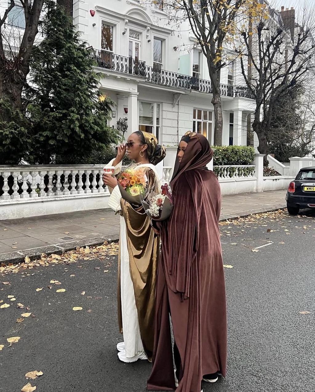 Cosy winter velvet abayas