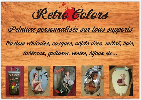 Bienvenue dans la boutique de Retro Colors! Peinture personnalisée sur tous supports. 