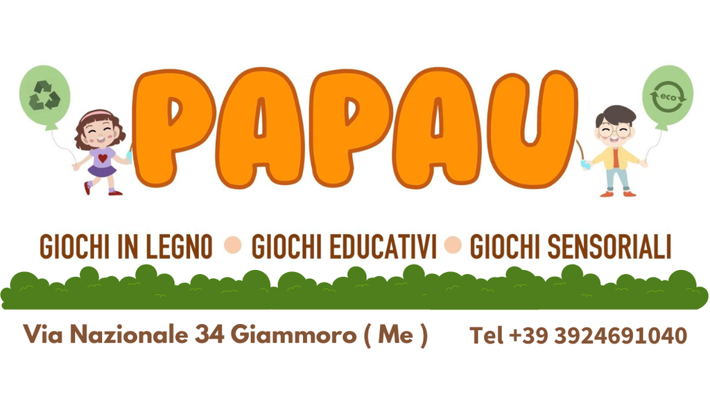 Giochi in legno
Giochi educativi
Giochi sensoriali 