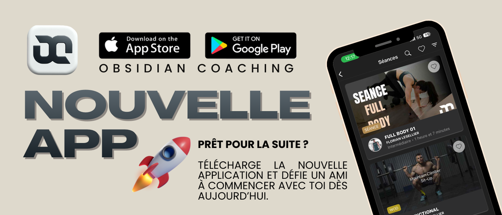 Télécharger Obsidian Coaching : l’app premium de coaching sportif