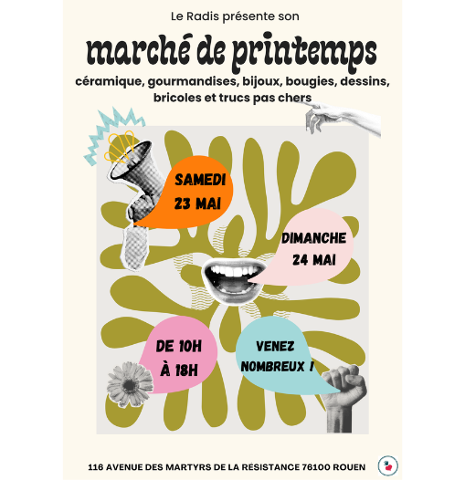 Marché de créateurs à Rouen : retrouvez Solabelle Céramiques au Marché du Printemps organisé par le collectif Le Radis.
