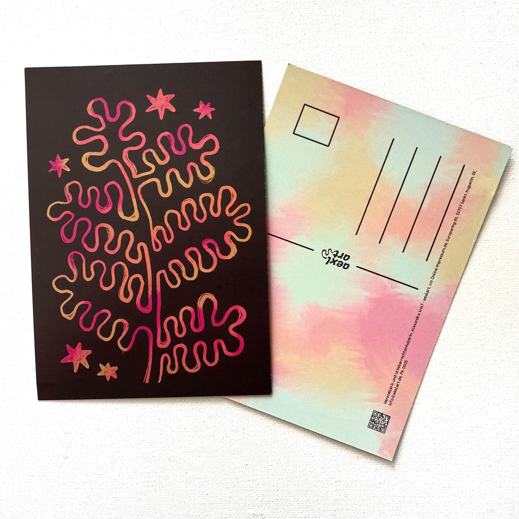 Diese Kategorie beinhaltet Postkarten mit meinen selbstillustrierten Motiven.