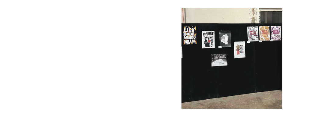 Ausstellung von mehreren Kunstwerken.