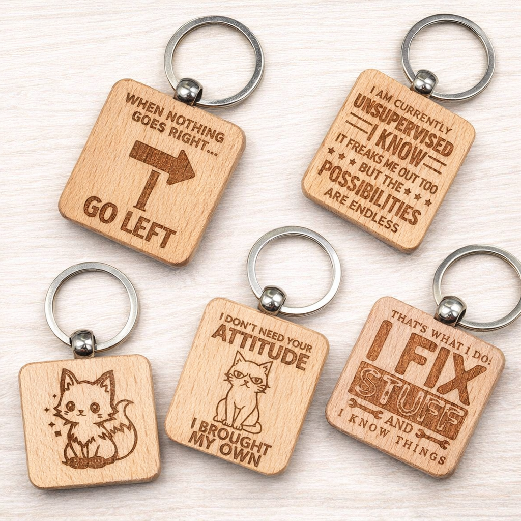 Keyrings (Square)