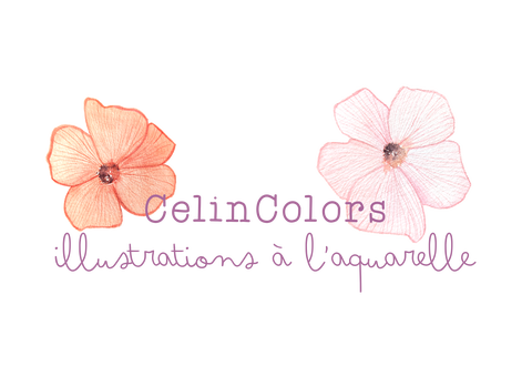 Illustrations à l'aquarelle, carterie, carnets,  papeterie...