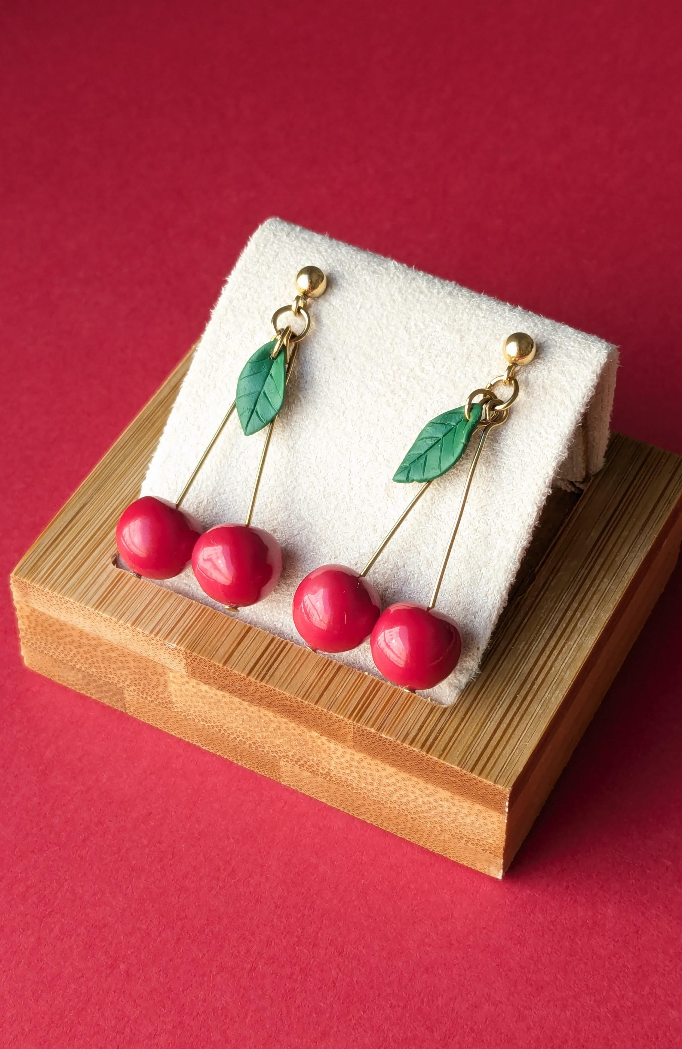 Boucles d'oreilles assemblées