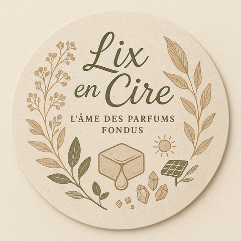 Lix en cire 
L’âme des parfums fondus