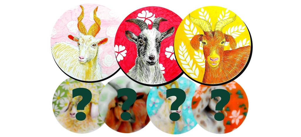 Magnets race de chèvre à collectionner