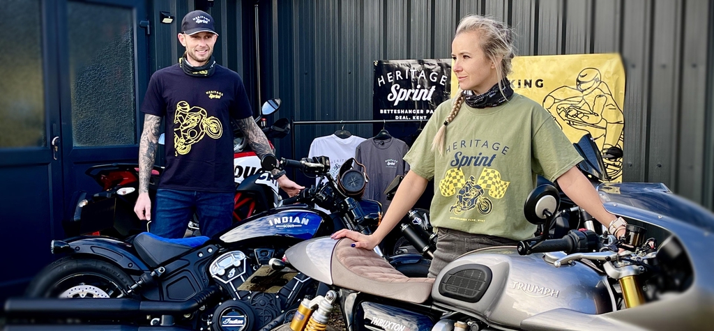 Heritage Shop. Some great gear to show your support for the South East's big biking 
event.