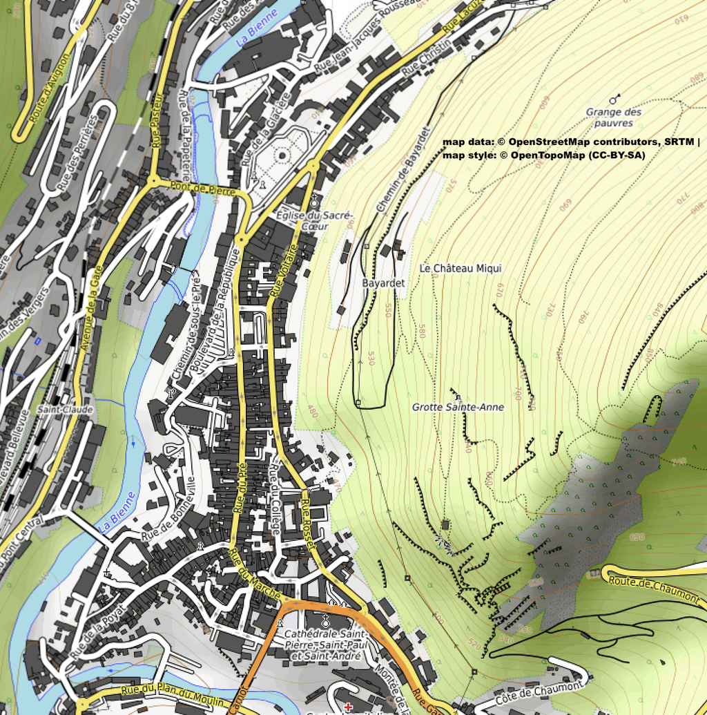 Centre ville de St Claude