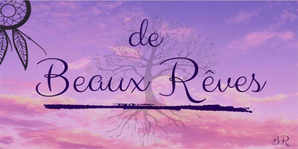 Logo de Beaux Rêves. Collier, panier, bracelet, boucle d'oreilles, amérindien, petit prix, santal, wengé, vertu, Mala, Sanscrit, plume, coton, wax, rêve, fleur de vie, arbre de vie, fleur de lotus, commande, méditation, mantra, breloque, médaillon, vide poches, sautoir, cadeau, petit prix 