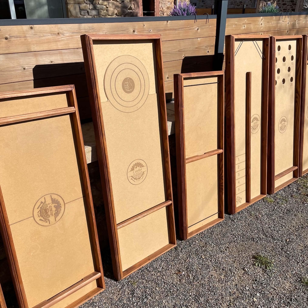APJ laser Rodez - Druelle location de jeux géants en bois évènements mariage, baptême,  artisanal 