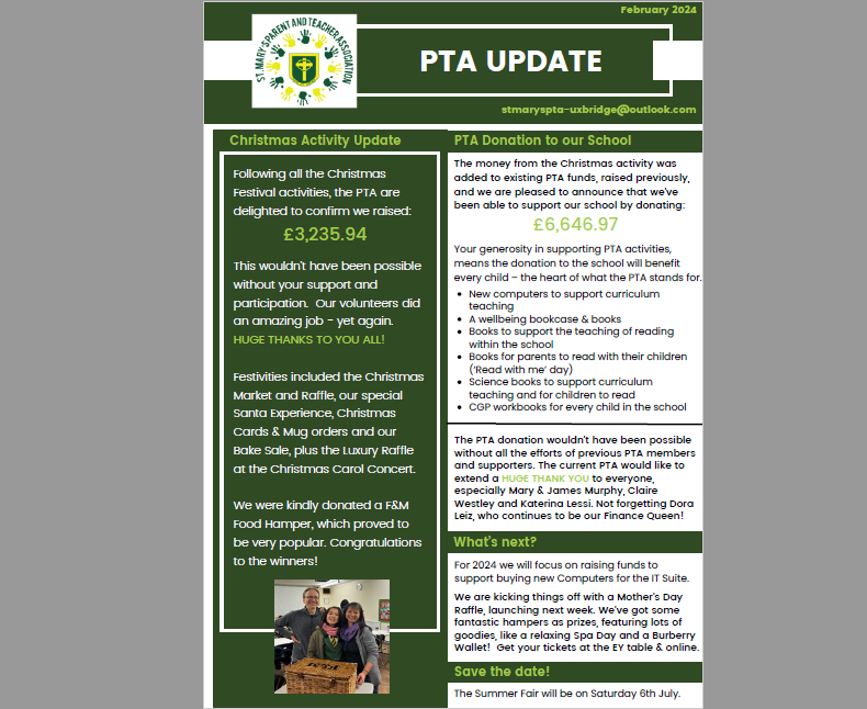 PTA Update