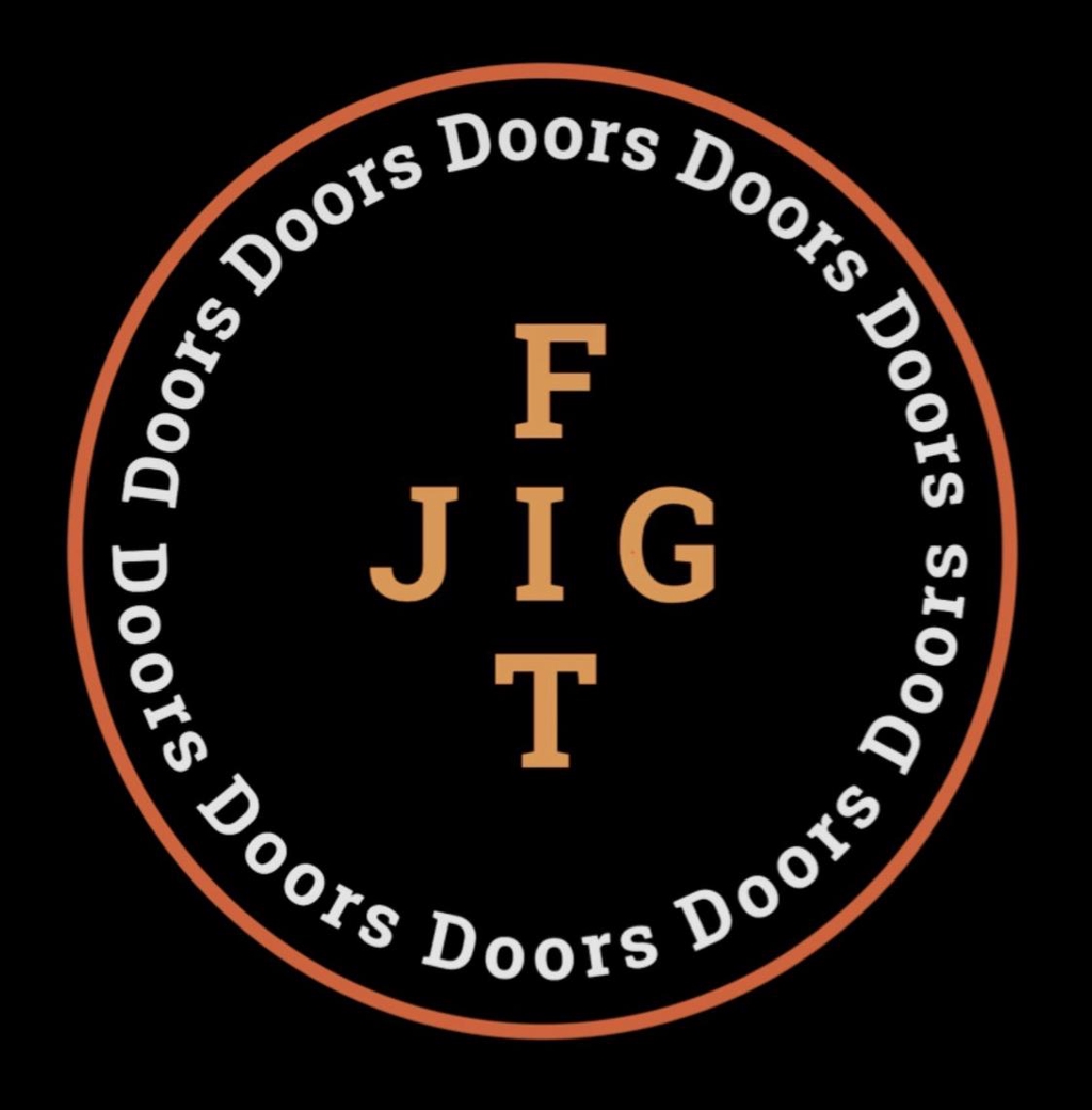 Unique jig to help with the fitting of doors into exsisting door frames /linings. Making it easier/quicker/accurate fitting doors first time every time.