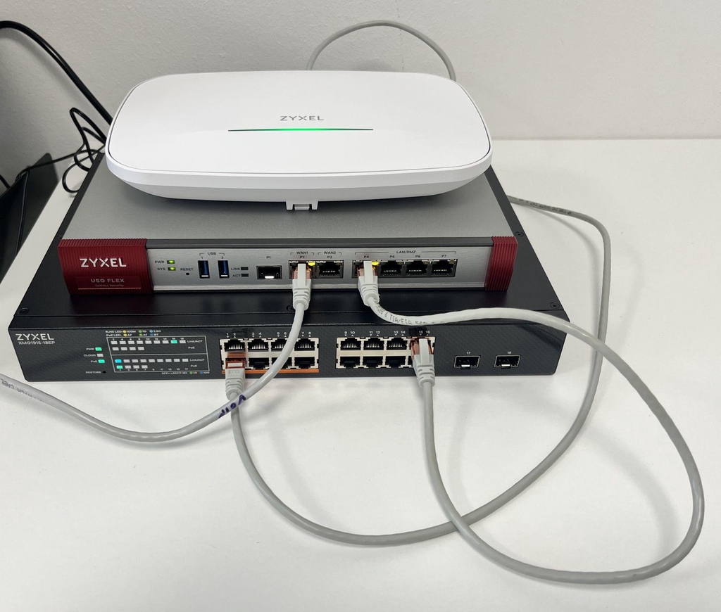 zyxel switch firewall access point rete