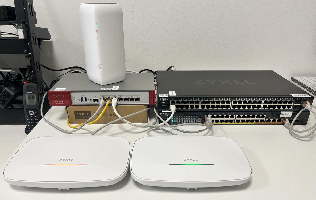 rete zyxel switch firewall access point
