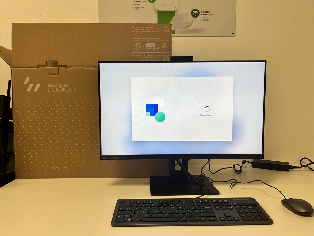 postazione pc sicomputer setup