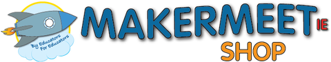 MakerMeet Shop Logo with rocket.