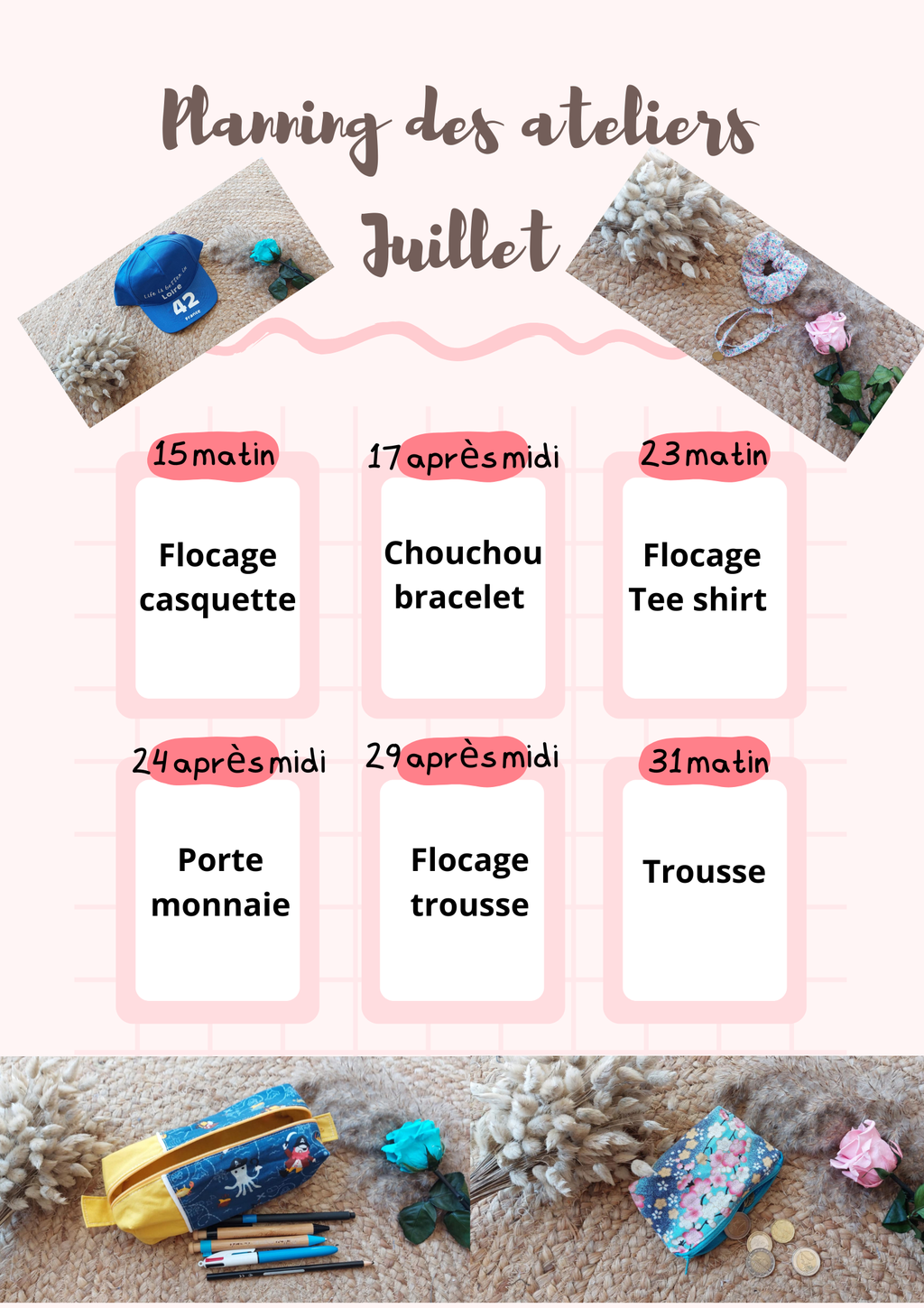 Les ateliers de l'été