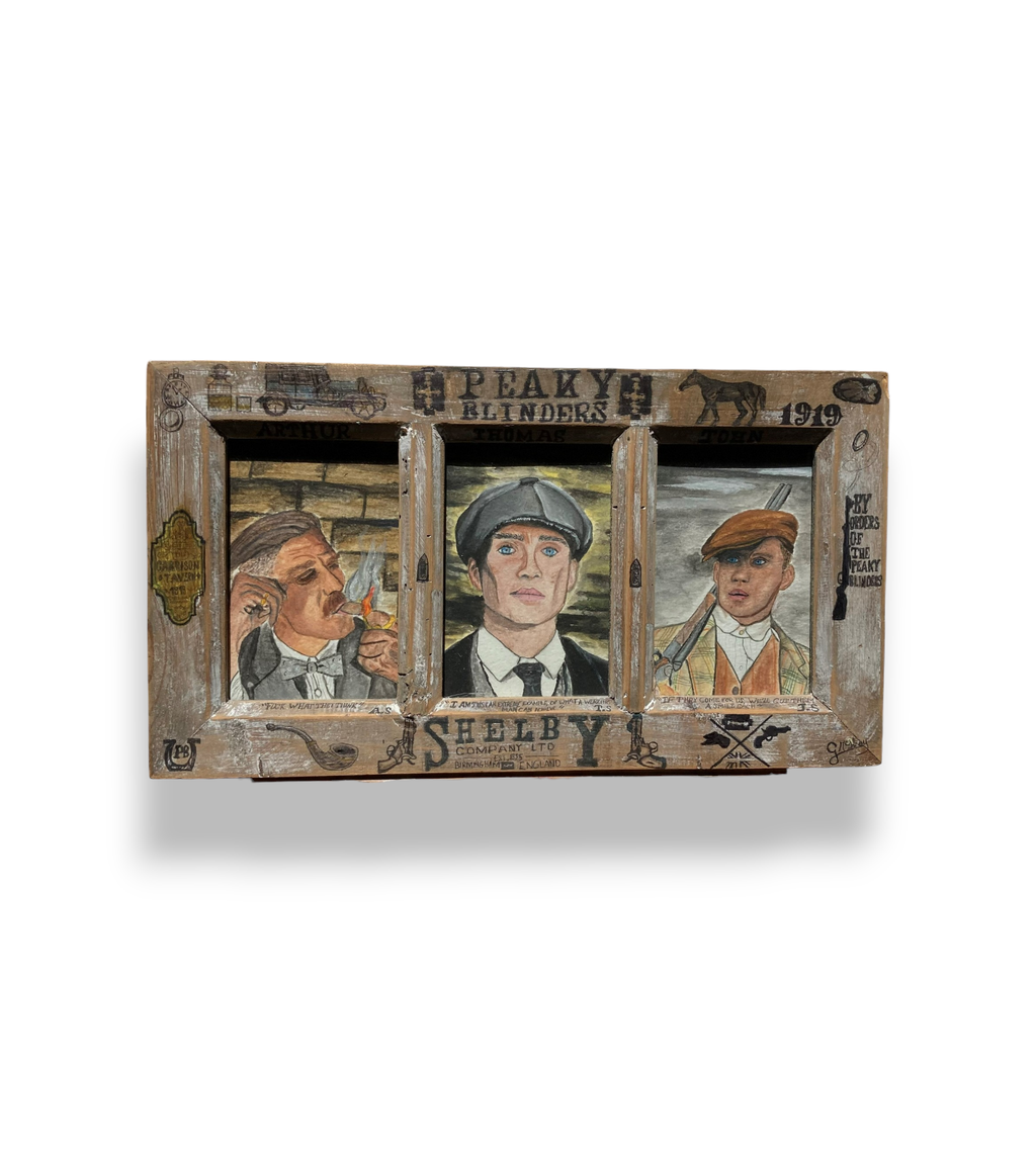 Peaky blinders painting