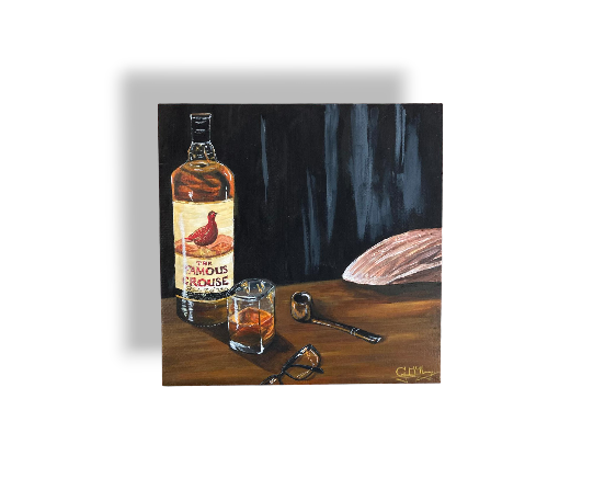 october rose painting