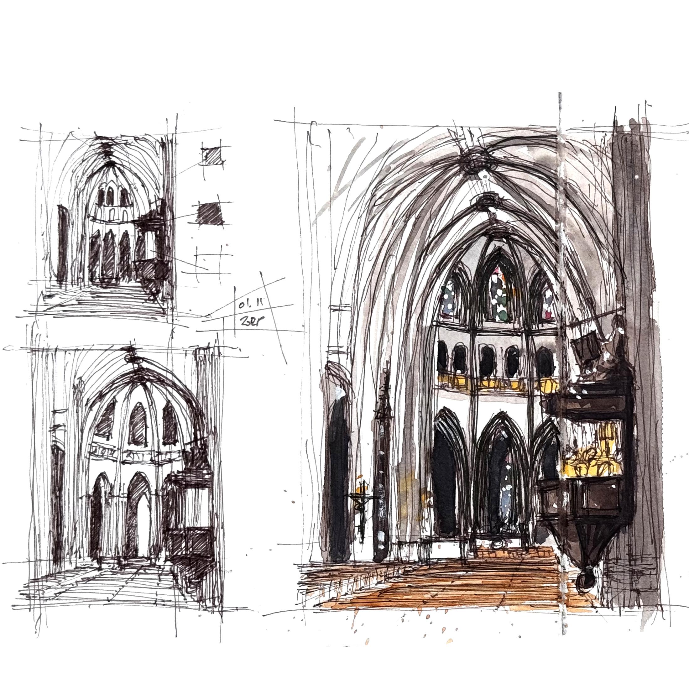 stage dessin croquis les lignes