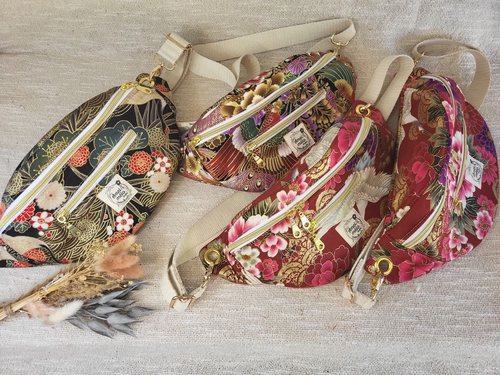 Sacs Banane en velours côtelé made in France - Accessoires éco-responsables faits main