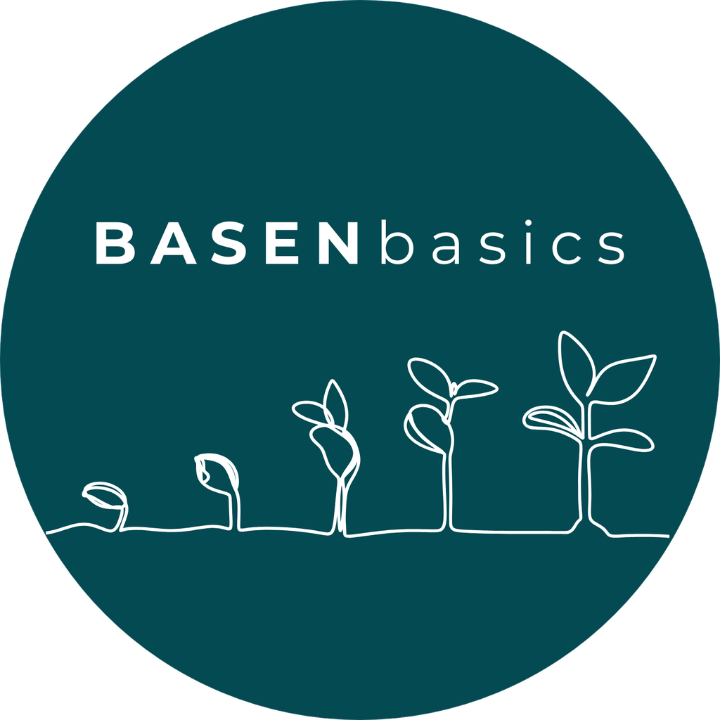 BASENbasics Logo - gekeimtes Getreide