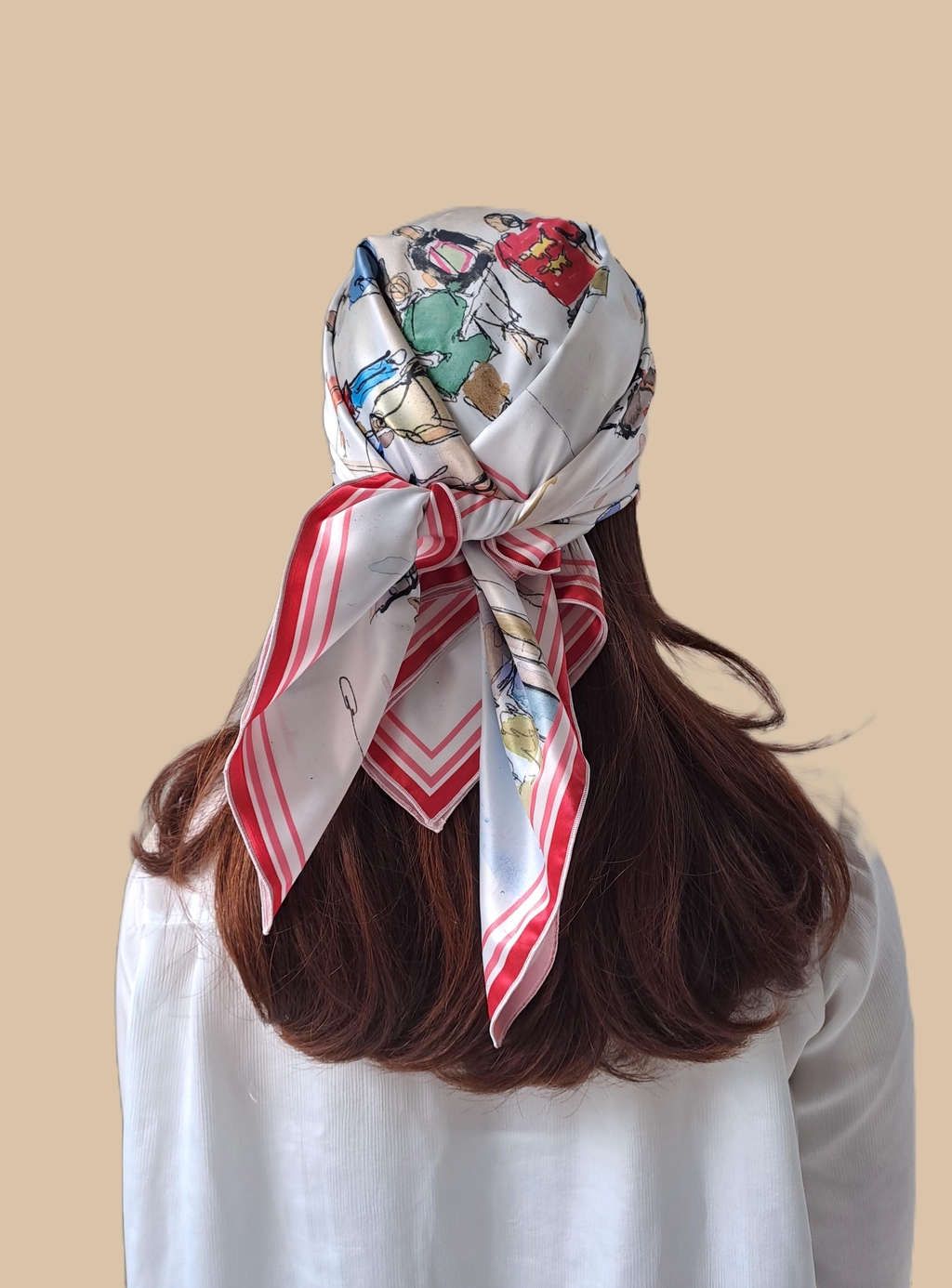 Foulards soie, foulards satin