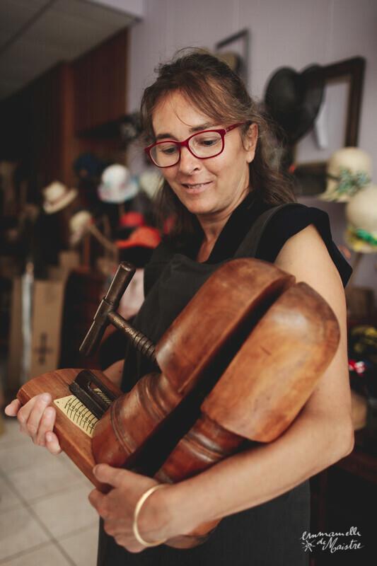 La modiste Patricia Colin de Verdière