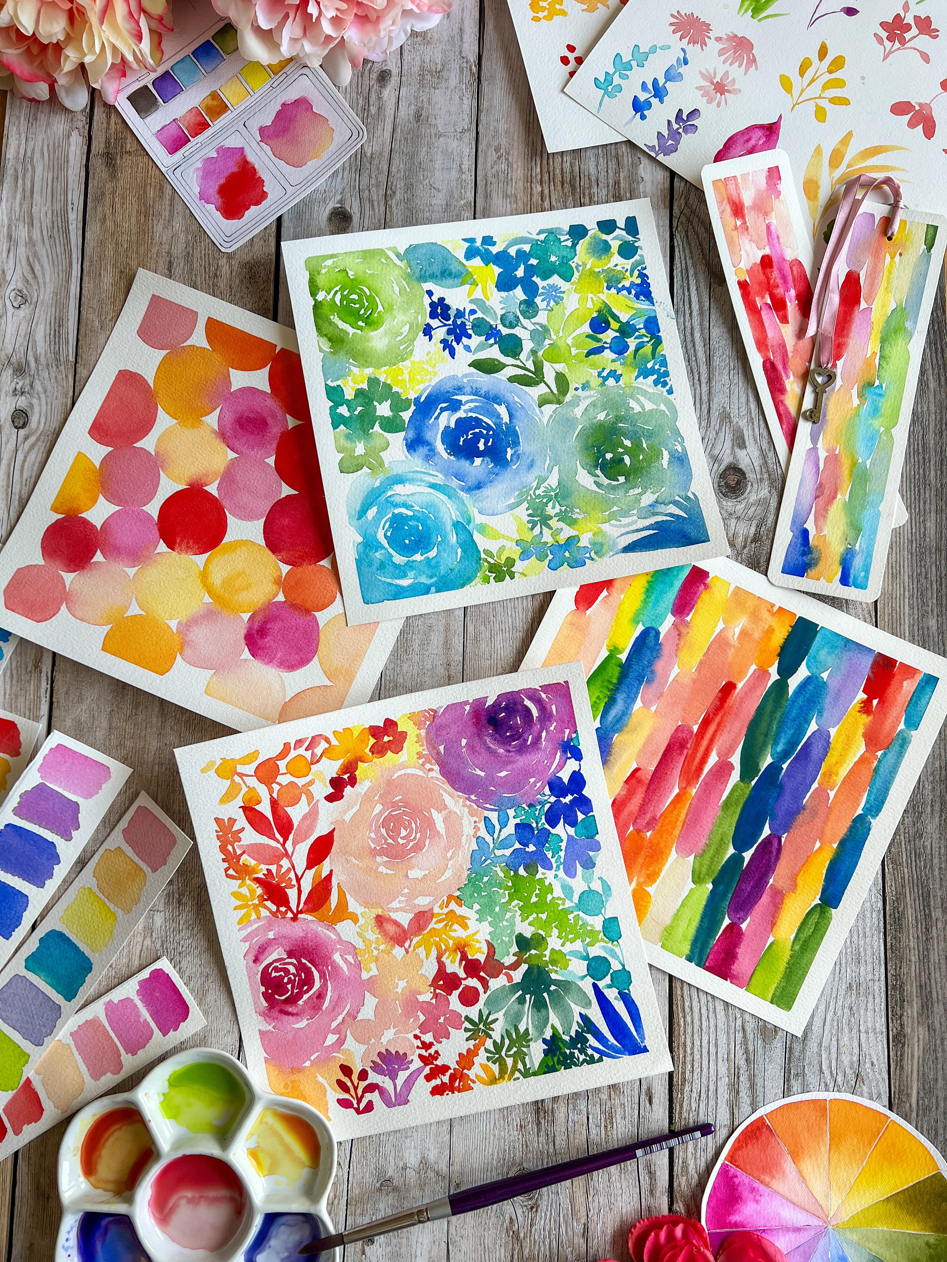 Atelier initiation à l'aquarelle autour du thème de la couleur
