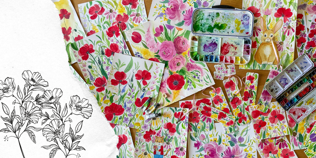 Offrez vous une aquarelle originale, peinte dans mon atelier en Alsace