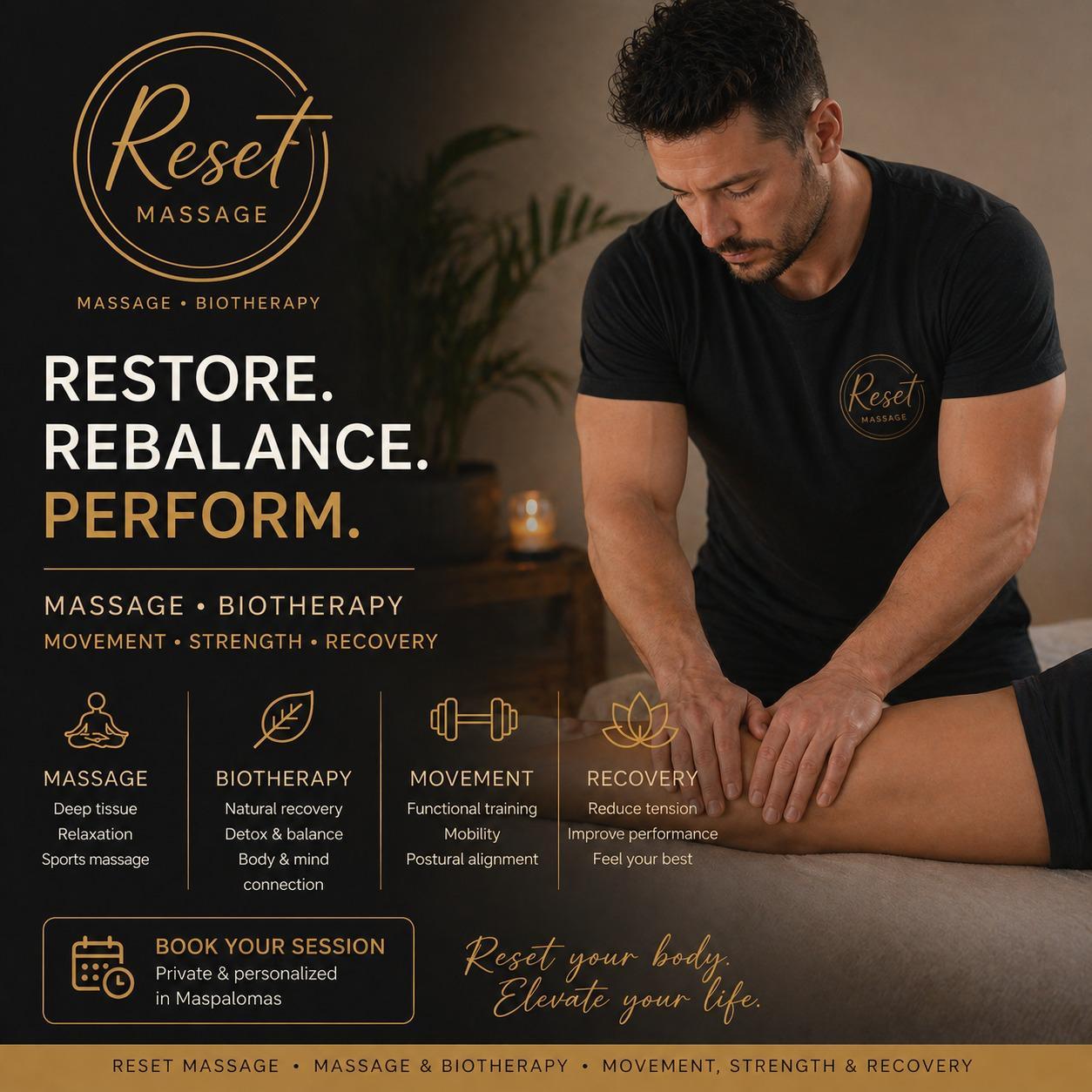 MASSAGE - BIOTHERAPY - MOVEMENT- SPORTS RECOVERY