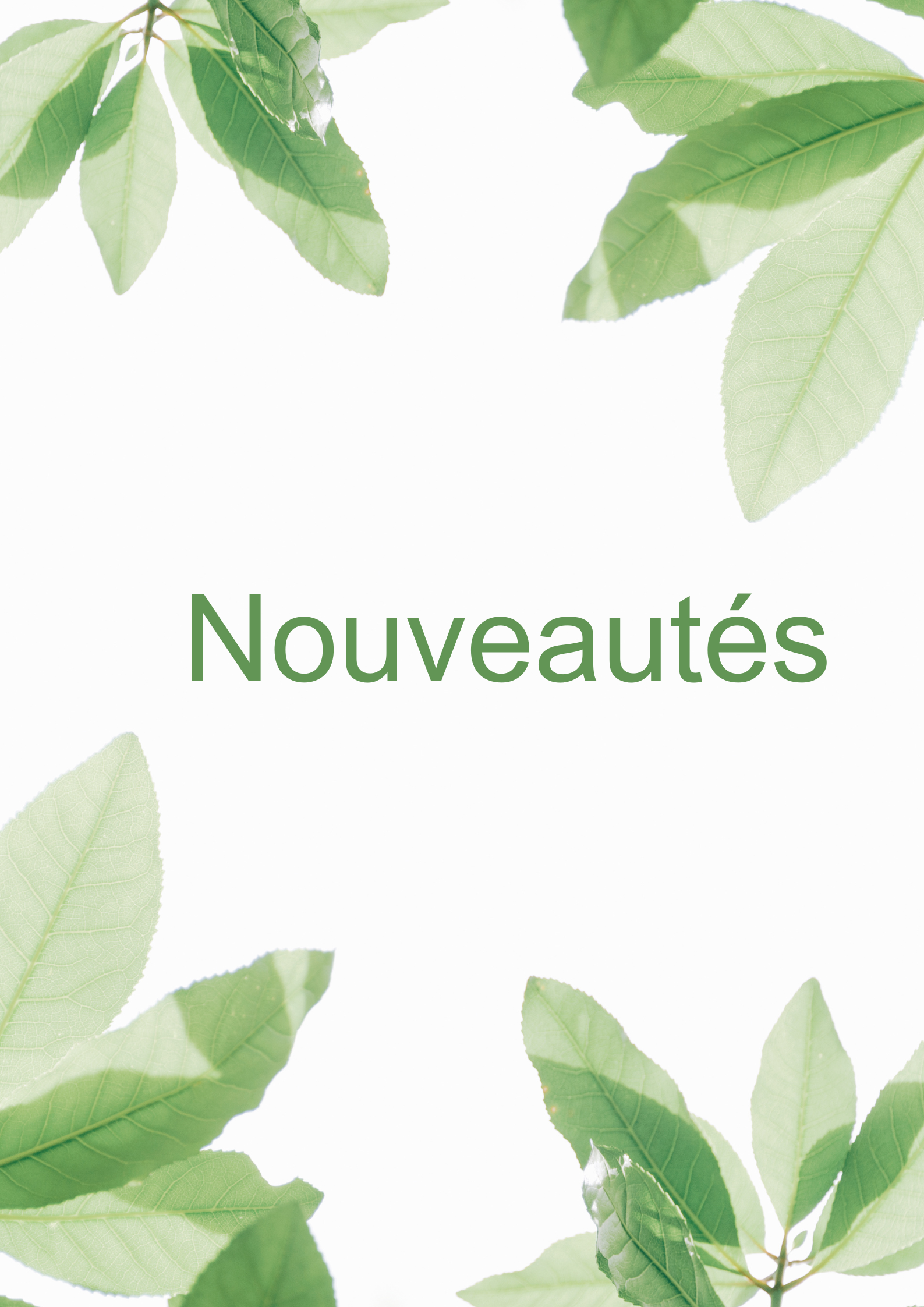 Nouveautés