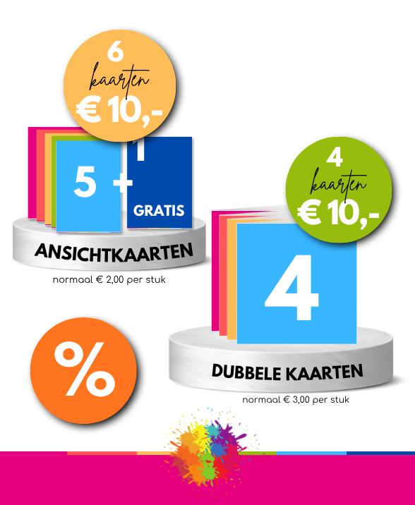 Stel je set samen, actie kaarten, korting