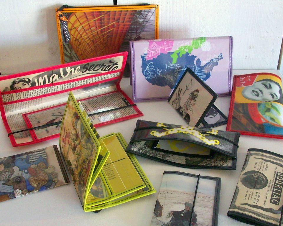 und nun li : créations en papier de récup plasitifé