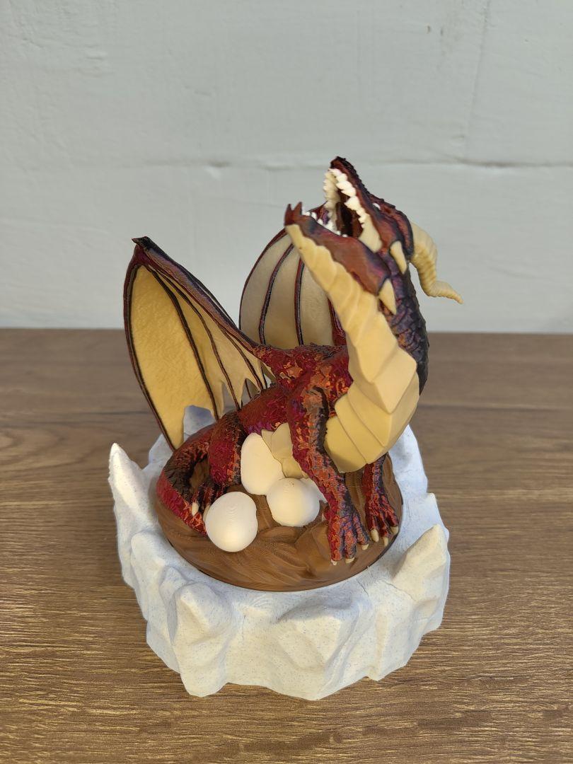 3D Druck epischer Deko Drachen als Luftbefeuchter.