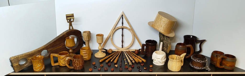 Eine kleine Auswahl meiner Holzarbeiten hier im Shop.