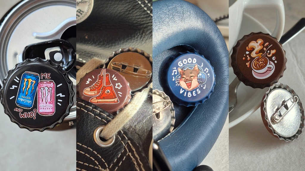 klíčenky - koláž