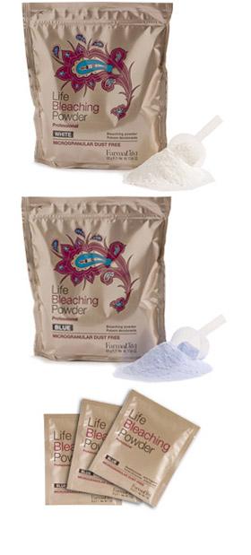 Bleaching Powder
Life Bleaching Farma-Vita
bis zu 10 Töne Heller Blondieren
Nur für Friseure
