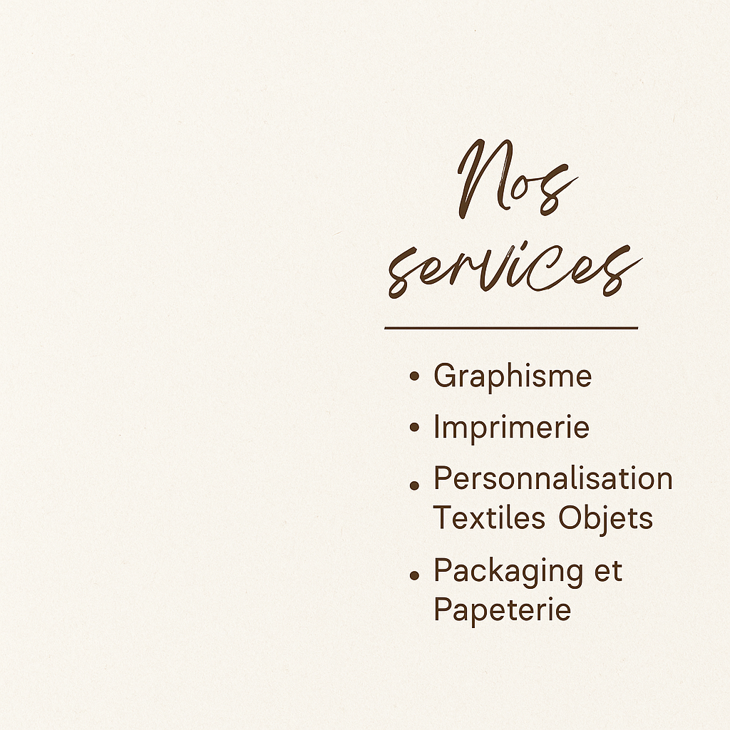 Nos services