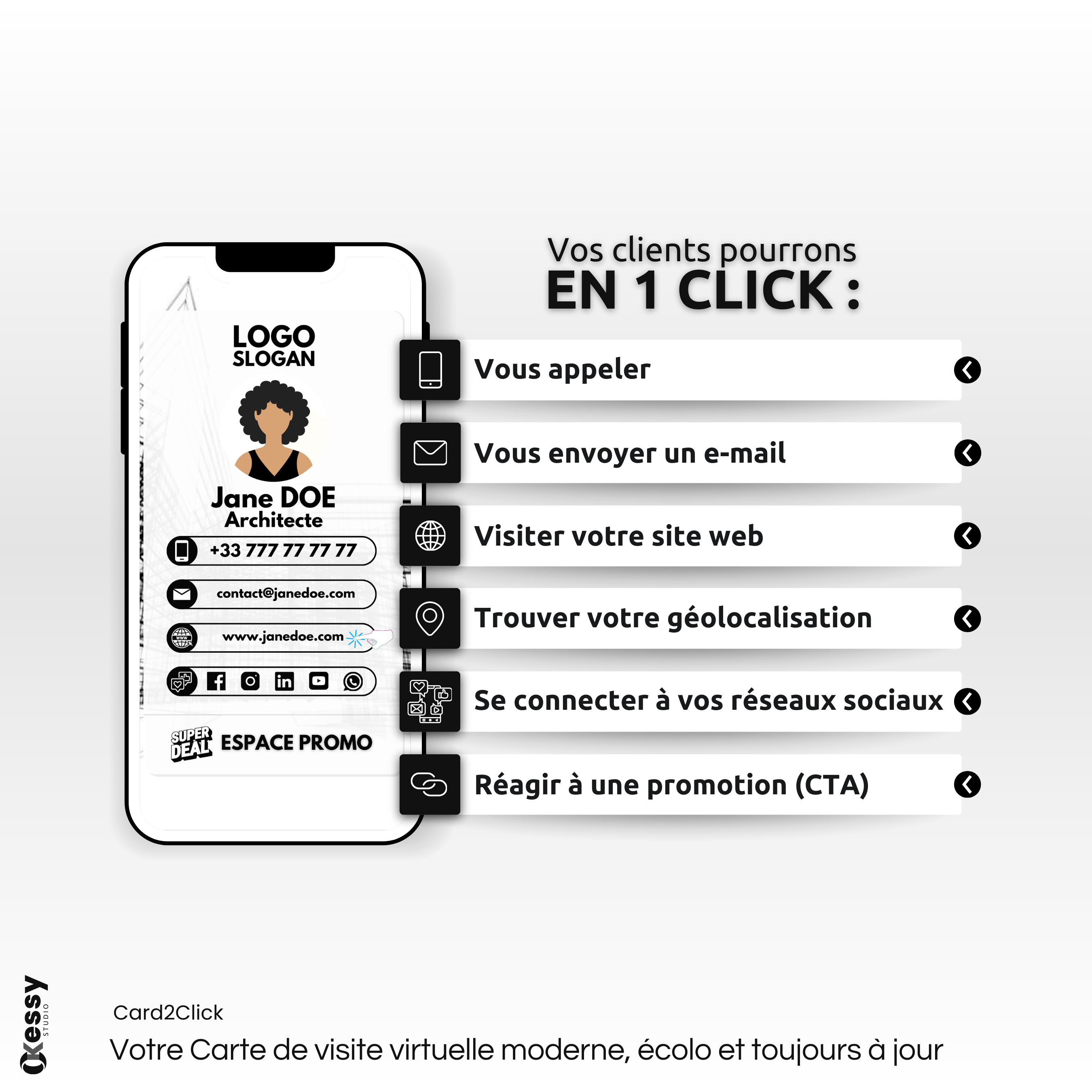 En 1 click
