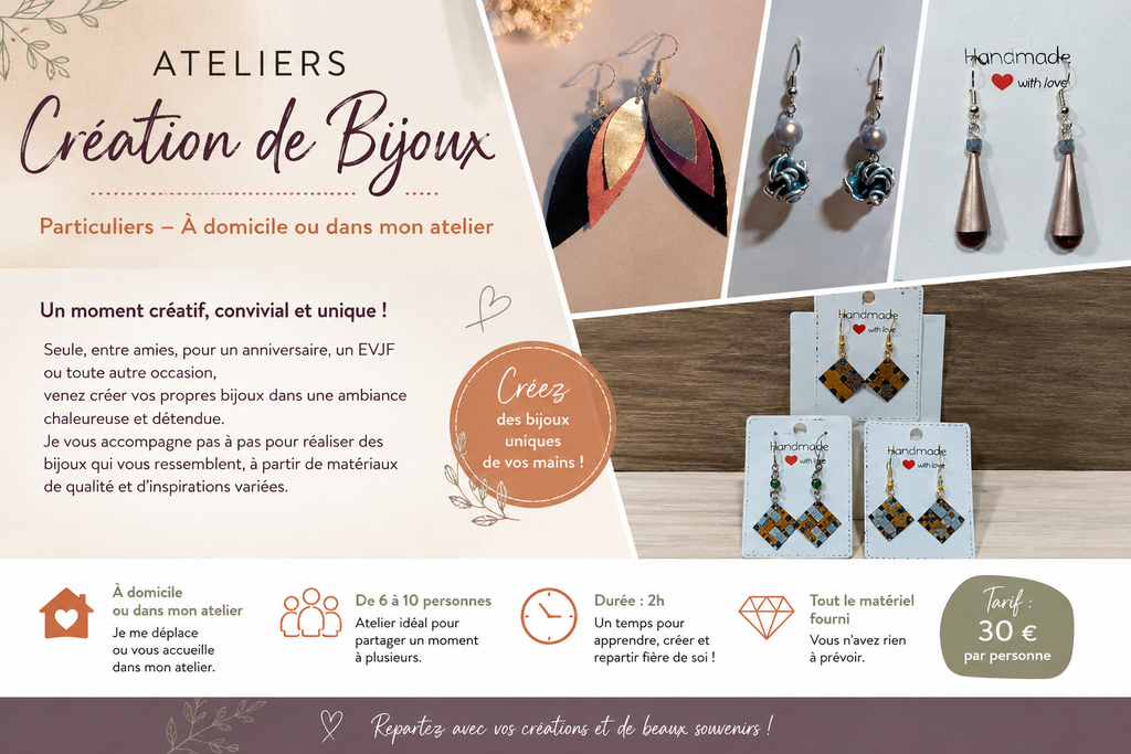Atelier créatif bijoux up-cycling
