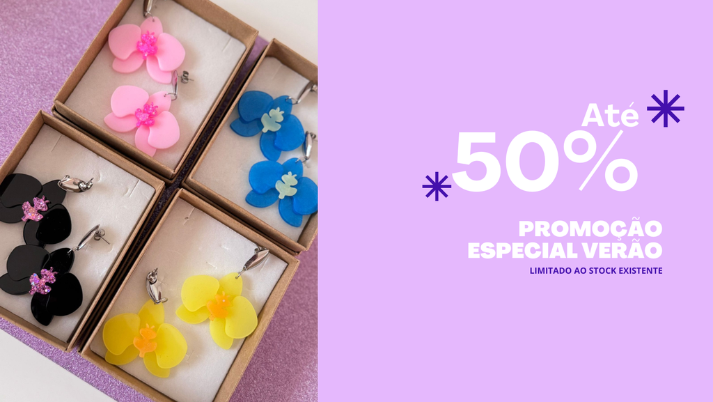 Brincos Exclusivos Azul Púrpura