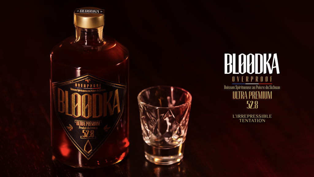 BLOODKA OVERPROOF 52.8
100% French Organic Spirit Made From Millesimé Sichuan Pepper
52,8% vol/proof - 500ml