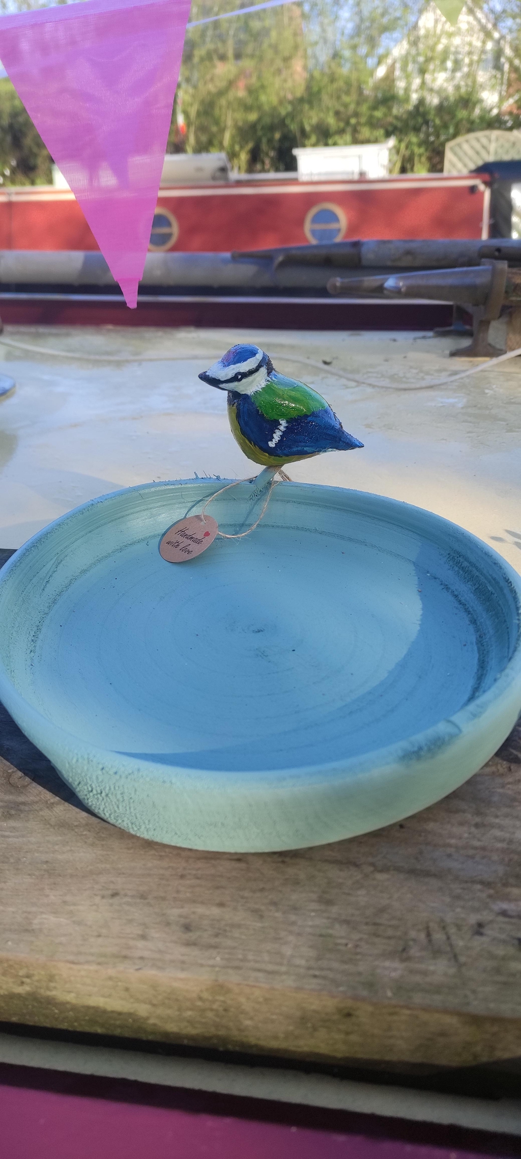 Bird feeding trays. 
