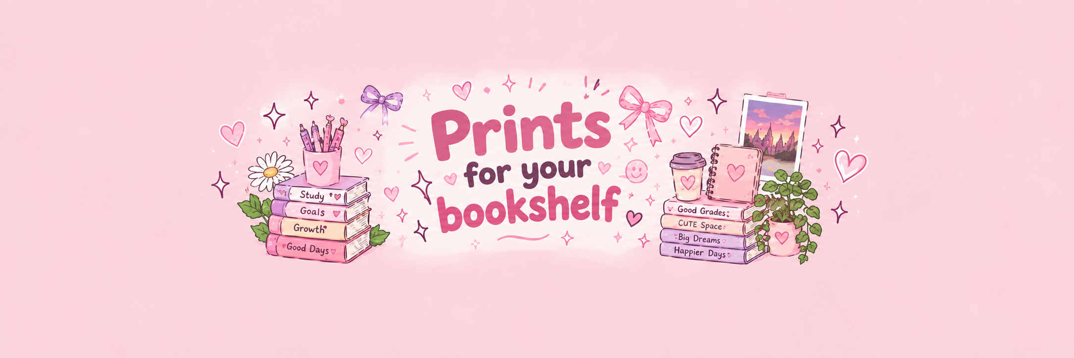 A4 Glossy Bookish & Reading