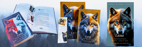 Bienvenue dans l'aventure de la trilogie Saga Luna par Elodie Marbac Vincent 